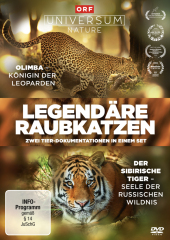 Legendäre Raubkatzen - Olimba - Königin der Leoparden & Der Sibirische Tiger - Seele der russischen Wildnis, 1 DVD