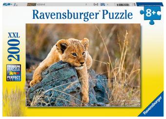 Ravensburger Kinderpuzzle - Kleiner Löwe - 200 Teile Puzzle für Kinder ab 8 Jahren 