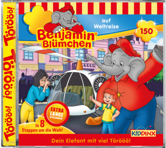 Benjamin Blümchen - auf Weltreise, 1 Audio-CD 