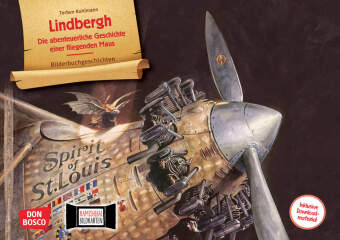 Lindbergh. Die abenteuerliche Geschichte einer fliegenden Maus. Kamishibai Bildkartenset, m. 1 Beilage