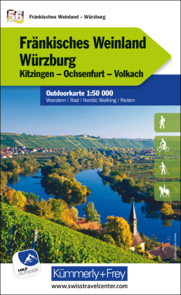 Fränkisches Weinland - Würzburg Nr. 56 Outdoorkarte Deutschland 1:50 000