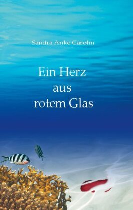 Ein Herz aus rotem Glas 