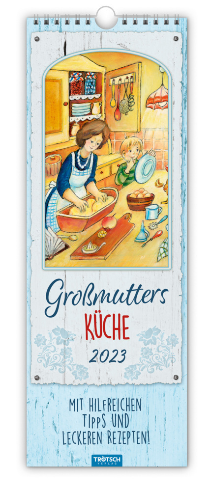 Trötsch Maxi-Streifenkalender Großmutters Küche 2023