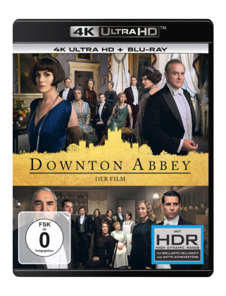 Downton Abbey -  Der Film 4K, 1 UHD-Blu-ray + 1 Blu-ray 