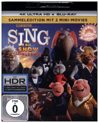 Sing - Die Show deines Lebens 4K, 1 UHD-Blu-ray + 1 Blu-ray 