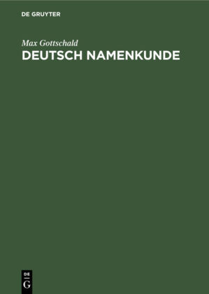 Deutsch Namenkunde 