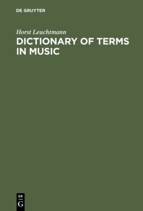 Dictionary of Terms in Music / Wörterbuch Musik 