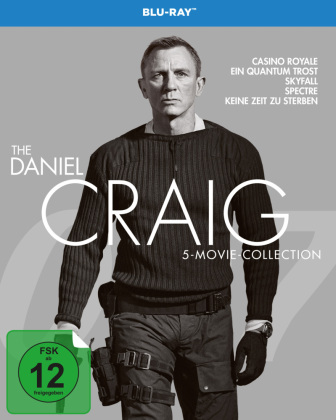The Daniel Craig 5-Movie-Collection (James Bond 007), 4 Blu-ray