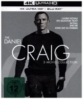 The Daniel Craig 5-Movie-Collection (James Bond 007), 8 UHD-Blu-ray + Blu-ray