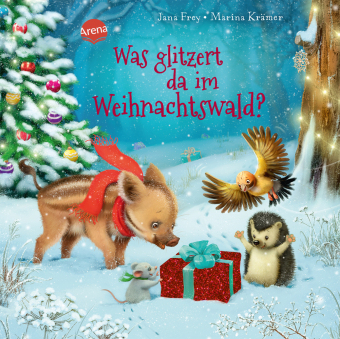 Was glitzert da im Weihnachtswald? 