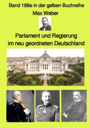 Parlament und Regierung im neu geordneten Deutschland  -  Band 188e in der gelben Buchreihe - Farbe -  bei Jürgen Ruszko 