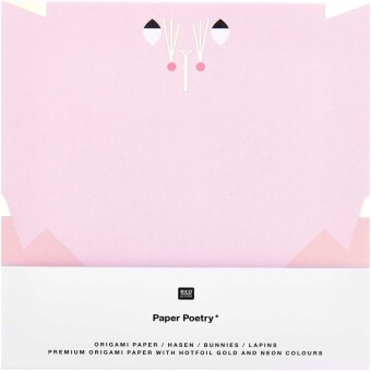 Origami Sakura Sakura, Hasen, 30 Blatt, 15 x 15 cm FSC MIX
