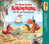 Kokosnuss & Du: Der kleine Drache Kokosnuss mit dir auf Schatzsuche, 3 Audio-CD Cover