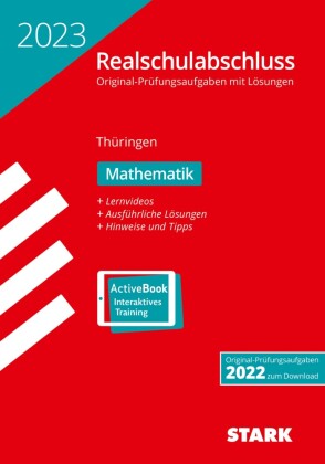 STARK Original-Prüfungen Realschulabschluss 2023 - Mathematik - Thüringen, m. 1 Buch, m. 1 Beilage
