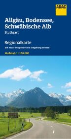 ADAC Regionalkarte Deutschland Blatt 15 Allgäu, Bodensee, Schwäbische Alb