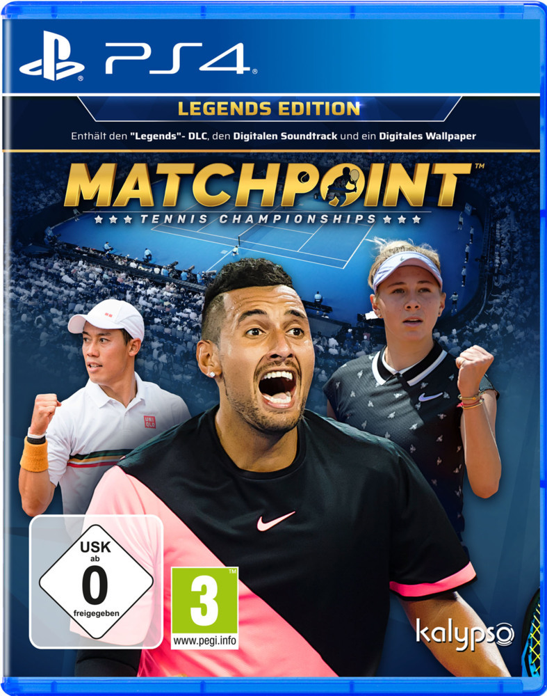 Matchpoint - Tennis Championships Legends Edition, 1 PS4-Blu-Ray-Disc