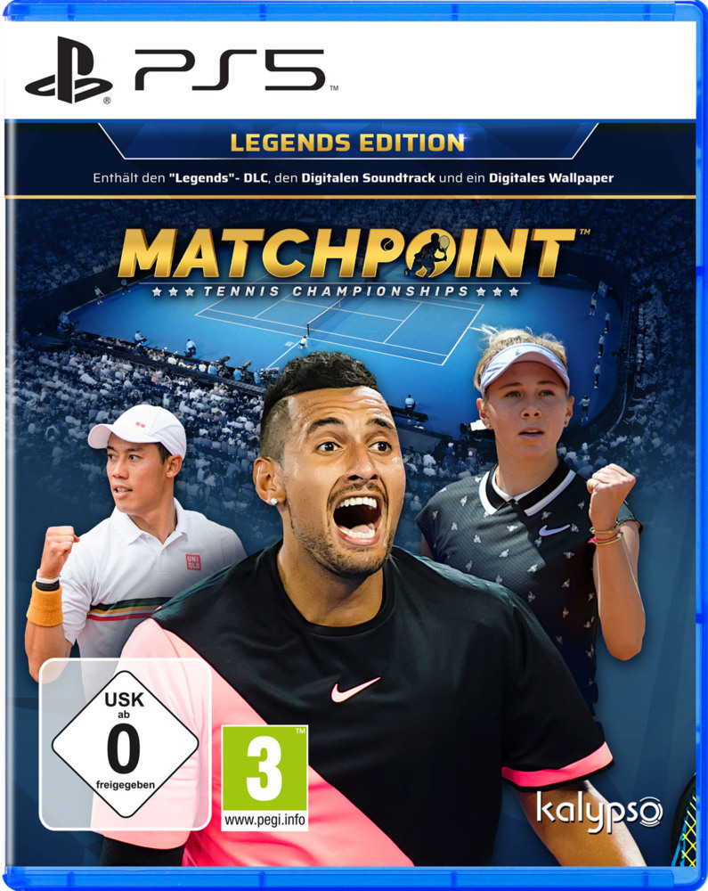 Matchpoint - Tennis Championships Legends Edition, 1 PS5-Blu-Ray-Disc