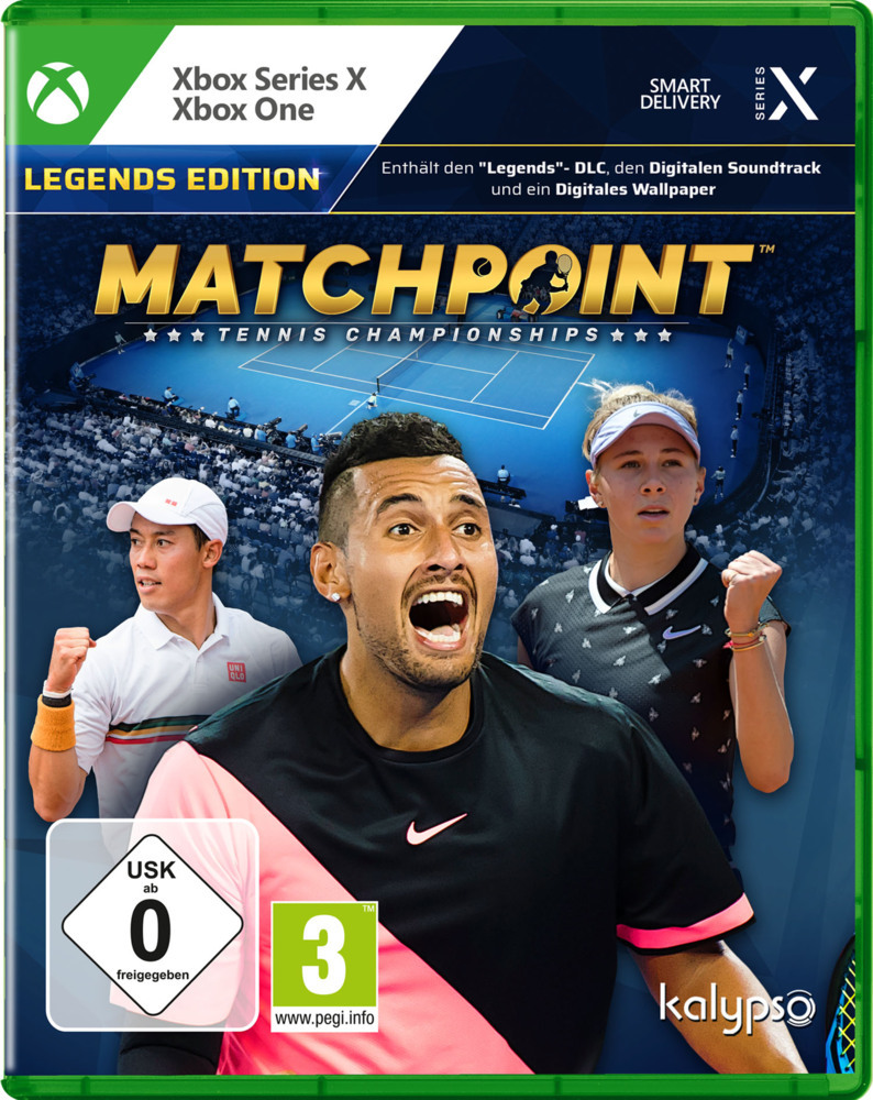 Matchpoint - Tennis Championships Legends Edition, 1 Xbox Series X-Blu-ray Disc