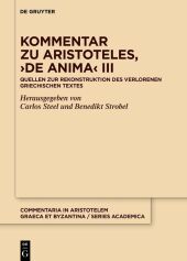 Kommentar zu Aristoteles, 'De anima' (Buch III)