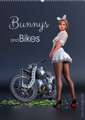 Bunnys and Bikes (Wandkalender 2023 DIN A2 hoch)