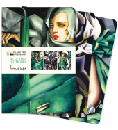Dreier Set Mittelformat-Notizbücher: Tamara de Lempicka