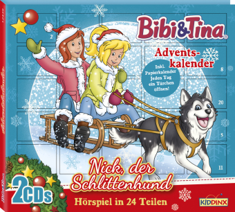 Bibi & Tina - Adventskalender: Nick, der Schlittenhund, 1 Audio-CD 