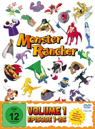 Monster Rancher, 4 DVD (Sammelschuber) 