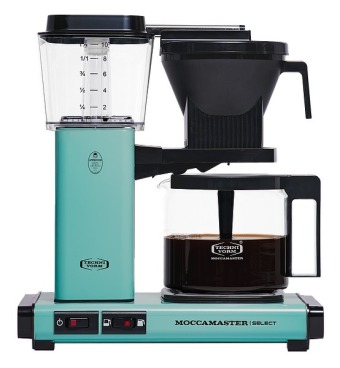 MOCCAMASTER Filterkaffeemaschine KBG Select, turquoise