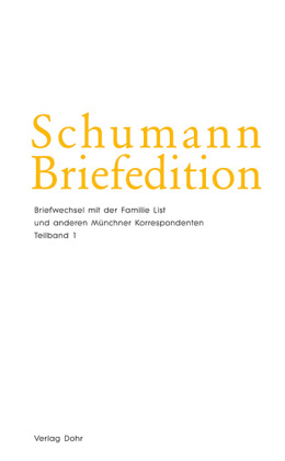 Schumann-Briefedition / Schumann-Briefedition II.8, 2 Teile 