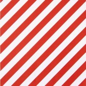 Geschenkpapier Streifen, Rot / Weiß, FSC MIX