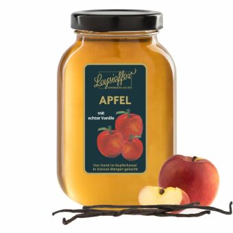 Fruchtaufstrich Apfel mit Vanille 200 g, 55% Fruchtgehalt 