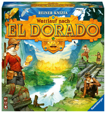Ravensburger 26457 - Wettlauf nach El Dorado '23, Strategiespiel, Spiel für Erwachsene und Kinder ab 10 - Taktikspiel ge