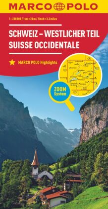 Cover des Artikels 'MARCO POLO Regionalkarte Schweiz 01 - westlicher Teil 1:200.000'