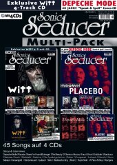 Sonic Seducer Multi-Pack 02/2022 mit Ausgabe 03/22 + 04/22 + 4 Audio-CD