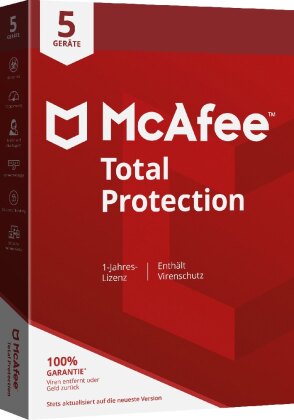 McAfee Total Protection 05-Device (Code in a Box), 1 CD-ROM