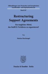 Restructuring Support Agreements.