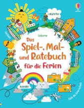 Das Spiel-, Mal- und Ratebuch für die Ferien