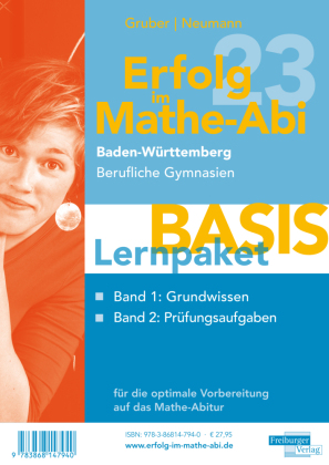 Erfolg im Mathe-Abi 2023 Lernpaket 'Basis' Baden-Württemberg Berufliche Gymnasien, 2 Teile 