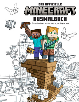 Das offizielle Minecraft Ausmalbuch 