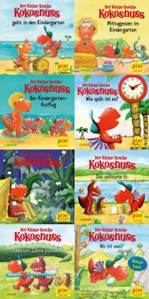 Pixi-8er-Set 288: Der kleine Drache Kokosnuss und seine Freunde (8x1 Exemplar), 8 Teile