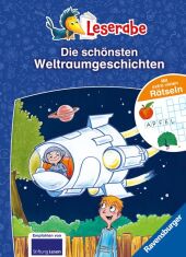 Die schönsten Weltraumgeschichten mit extra vielen Rätseln - Leserabe ab 1. Klasse - Erstlesebuch für Kinder ab 6 Jahren Cover