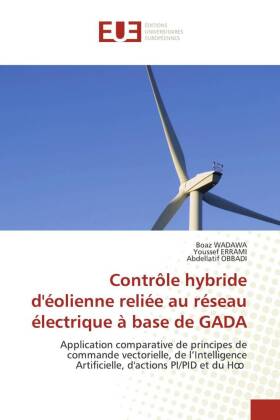 Contrôle hybride d'éolienne reliée au réseau électri...