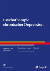 Psychotherapie chronischer Depression, m. 1 Beilage