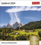 Südtirol Sehnsuchtskalender 2024. Reise-Kalender mit Urlaubsfeeling für den Schreibtisch. Südtirols schönste Ausblicke i