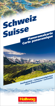 Schweiz Panoramakarte