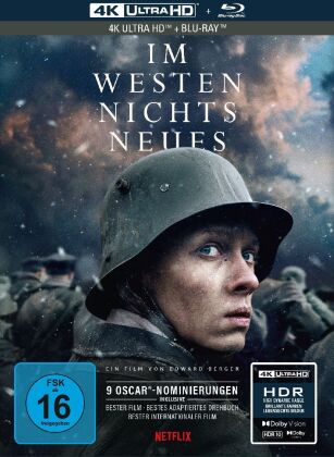 Im Westen nichts Neues (2022), 1 4K UHD-Blu-ray + 1 Blu-ray (Limited Collector's Edition im Mediabook) 
