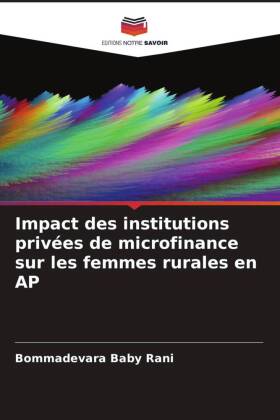 Impact des institutions privées de microfinance sur les femmes rurales en AP 