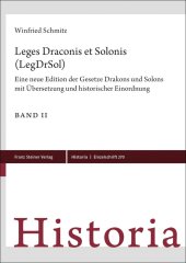 Leges Draconis et Solonis (LegDrSol), 2 Teile