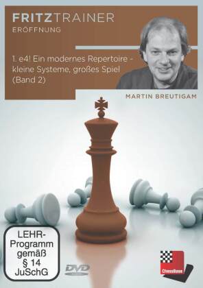 1. e4! Ein modernes Repertoire - kleine Systeme, großes Spiel (Band 2), DVD-ROM