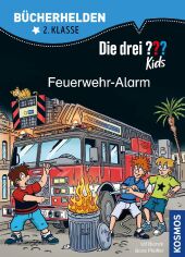 Die drei ??? Kids, Bücherhelden 2. Klasse, Feuerwehr-Alarm Cover